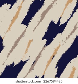 Abstract Brush strokes pattern design for fashion textiles, graphics and crafts