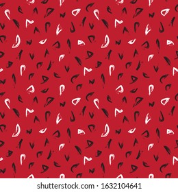 Abstract Brush Strokes Seamless Pattern for fashion prints, patterns and backgrounds