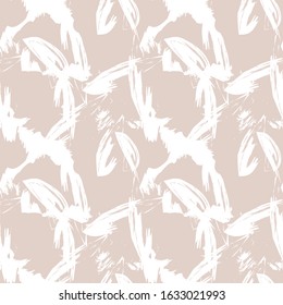 Abstract Brush Strokes Seamless Pattern for fashion prints, patterns and backgrounds