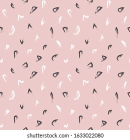Abstract Brush Strokes Seamless Pattern for fashion prints, patterns and backgrounds