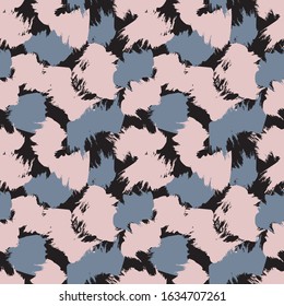 Abstract Brush Strokes Seamless Pattern for fashion prints, patterns and backgrounds
