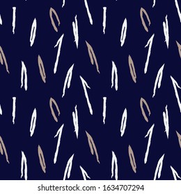 Abstract Brush Strokes Seamless Pattern for fashion prints, patterns and backgrounds