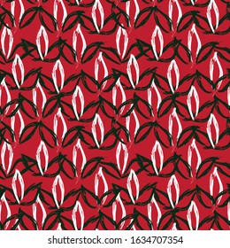 Abstract Brush Strokes Seamless Pattern for fashion prints, patterns and backgrounds