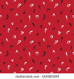 Abstract Brush Strokes Seamless Pattern for fashion prints, patterns and backgrounds