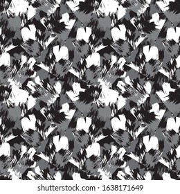Abstract Brush Strokes Seamless Pattern for fashion prints, patterns and backgrounds