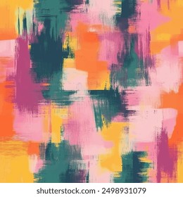 Abstract brush strokes watercolor painting patterns, Cute seamless pattern design element for sale banners, posters, labels, and gift wrapping paper.