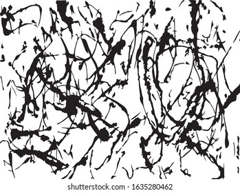 abstract brush texture vector black