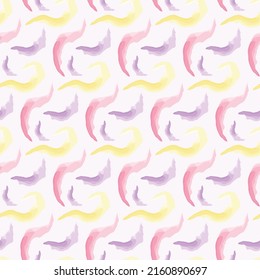 abstract brush watercolor seamless pattern