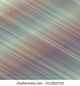 Abstract Brushed Aluminium Metal Texture Background. Metallic Foil Fachion Pattern In Muted Pastel Blue Brown Colors. Graphic Design Vector Illustration