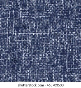 Abstract brushed chambray fabric textured background. Seamless pattern.