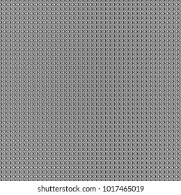 Abstract brushed squares textured background. Vector seamless pattern in black, white and gray colors.
