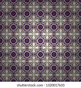 Abstract brushed squares textured background. Vector seamless pattern in red, violet and white colors.