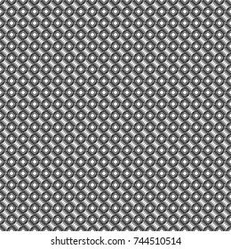Abstract brushed squares textured background. Vector seamless pattern in black, white and gray colors.