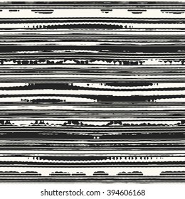 Abstract brushed  striped motif. Seamless pattern.