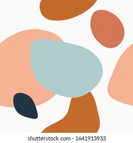 Abstract brushstroke background, colorful pattern. Seamless pattern with brush strokes in fresh pastel colors. Vector illustration for card, print on clothes.