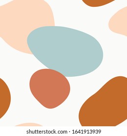 Abstract brushstroke background, colorful pattern. Seamless pattern with brush strokes in fresh pastel colors. Vector illustration for card, print on clothes.