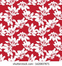 Abstract Brushstroke Floral seamless Pattern for fashion prints, swimwear, backgrounds, websites, wallpaper, crafts