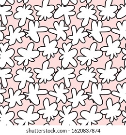 Abstract Brushstroke Floral seamless Pattern for fashion prints, swimwear, backgrounds, websites, wallpaper, crafts