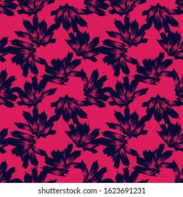 Abstract Brushstroke Floral seamless Pattern for fashion prints, swimwear, backgrounds, websites, wallpaper, crafts