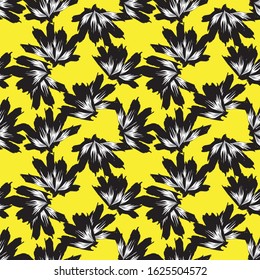 Abstract Brushstroke Floral seamless Pattern for fashion prints, swimwear, backgrounds, websites, wallpaper, crafts