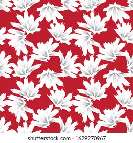 Abstract Brushstroke Floral seamless Pattern for fashion prints, swimwear, backgrounds, websites, wallpaper, crafts