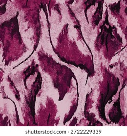 Abstract brushstroke texture in pink tones on seamless expressive vector textile background