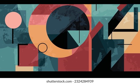 Abstract Brutalism: Exploring Color, Shapes, and Abstraction with Harmonies