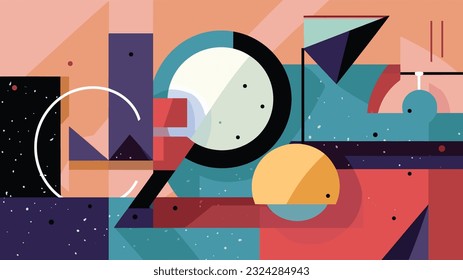 Abstract Brutalism: Exploring Color, Shapes, and Abstraction with Harmonies