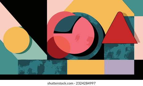 Abstract Brutalism: Exploring Color, Shapes, and Abstraction with Harmonies