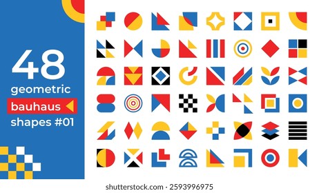 abstract brutalist geometric aesthetic vector collection shape design