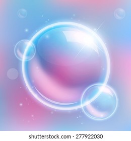 Abstract bubble background