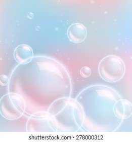 Abstract bubble background