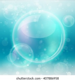 Abstract bubble background