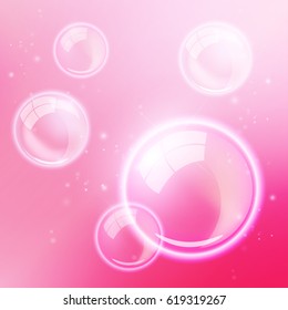 Abstract bubble background