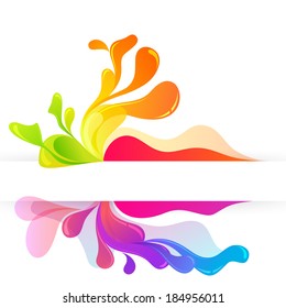 Abstract Bubble Background in all Colors of Rainbow 