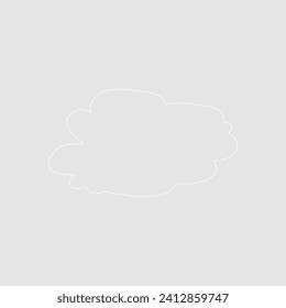 Abstract bubble chat vector element