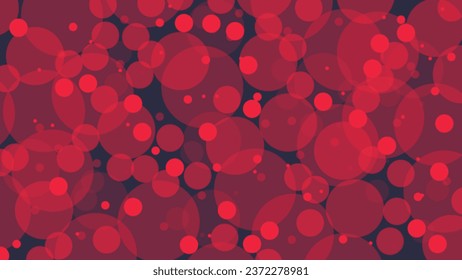 Resumen burbuja fondo rojo navideño de estilo minimalista. Este fondo puede utilizarse como un banner o fondo del sitio web.