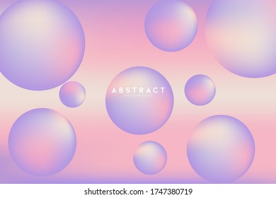 abstract  bubble colorful bright color art background, mesh gradient pastel colors vector eps.