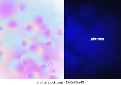 Abstract bubble digital technology, design concept background and wallpaper, banner backdrop, vector eps