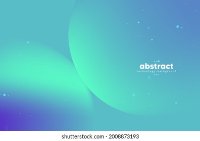 Abstract bubble digital technology, design concept background and wallpaper, banner backdrop, vector eps
