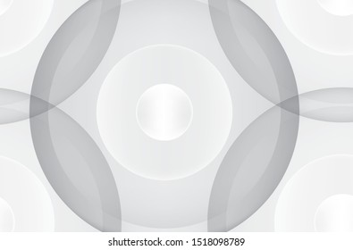 Abstract bubble gray and white background and wallpaper, Vector EPS
