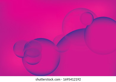 Abstract bubble mesh gradient background and wallpaper. Vector EPS
