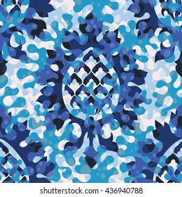 abstract bubble pattern seamless vector background tile
