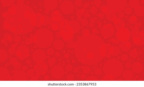 Abstract bubble red background for Christmas celebration flyer. 