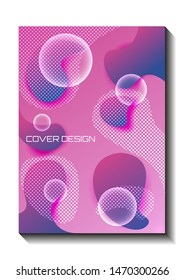 Abstract bubble style covers design. Colorful  gradients background modern template design for web. Cool gradients. Future geometric pattern wallpaper for print. Eps10