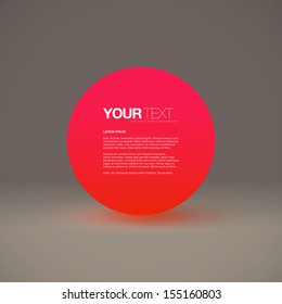 Abstract bubble text box design with your text Eps 10 vector illustration