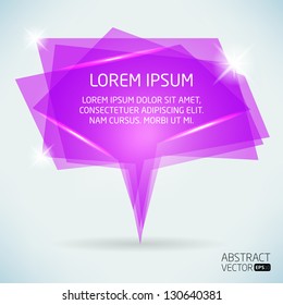 Abstract bubble vector background