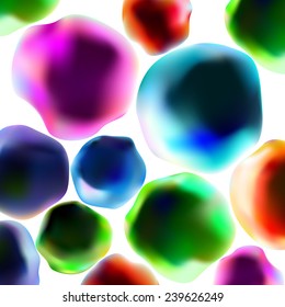 Abstract  bubble vector background
