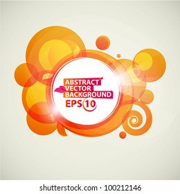 Abstract bubble vector illustration background