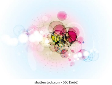 Abstract Bubbles Background